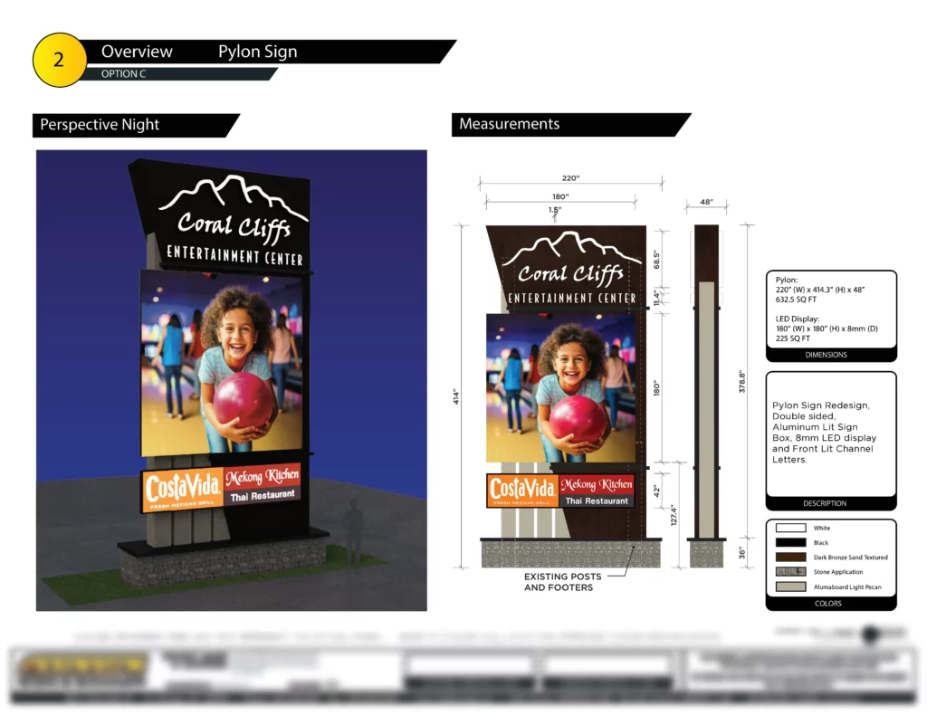 Smart, Fabrication-Aligned Design for Pylon Sign Projects by The Sign Pack