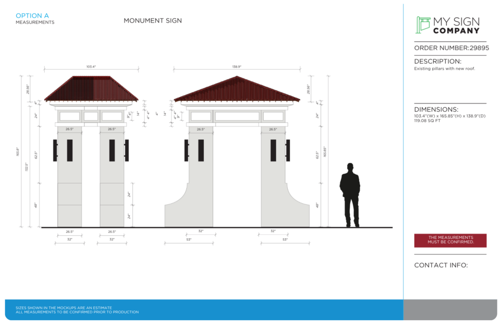 Monument Sign Example by The Sign Pack - We are your partner in creating signs that look brilliant and build easier