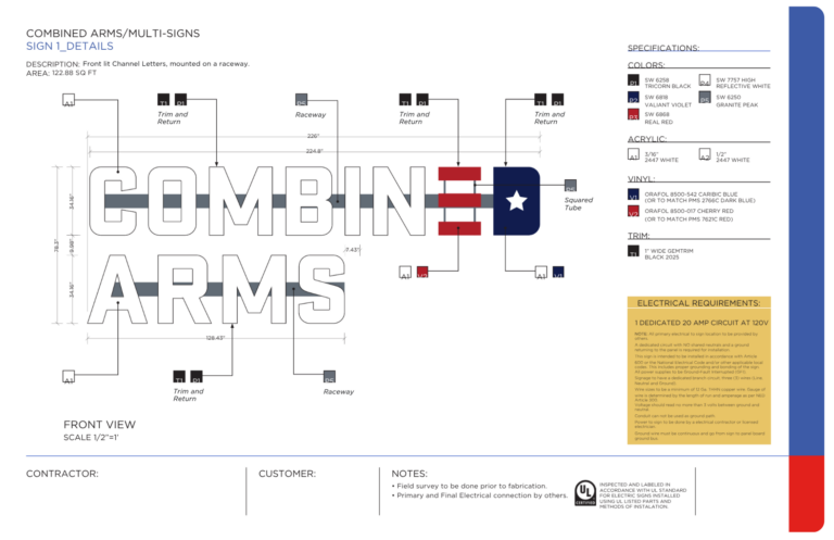 Signage Program for National Accounts 2 Graphic Designer 6 Empower sign companies with production-ready design solutions built on industry standards, technical accuracy, and real-world logic.