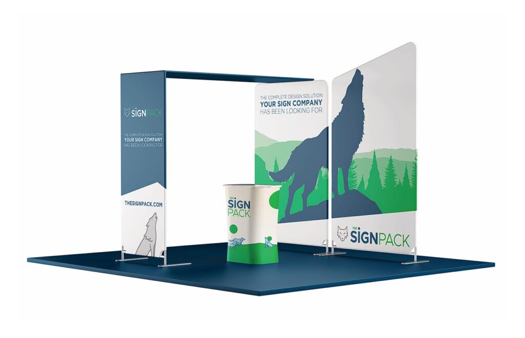 Why Trade Shows Continue to Drive Signage Demand in a Digital-First Era 2 Strategic trade show booth that attracts attention, builds credibility, and drives engagement - Powered by The Sign Pack