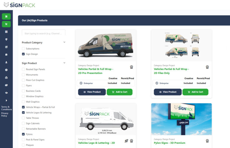 TSP Platform 3.0 to Simplify Signage Design Projects Powered by The Sign Pack 01 Empower sign companies with production-ready design solutions built on industry standards, technical accuracy, and real-world logic.