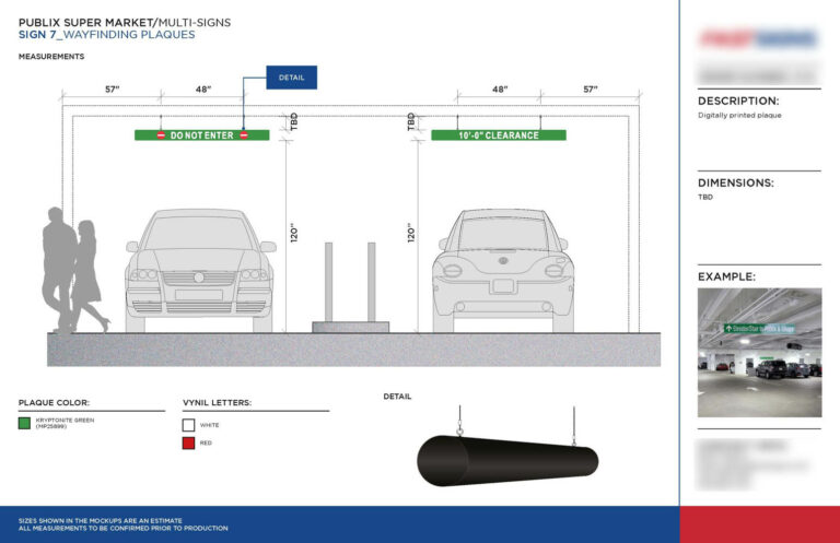 Wayfinding Plaques for Parking Area Digitally Printed Powered by The Sign Pack 02 Empower sign companies with production-ready design solutions built on industry standards, technical accuracy, and real-world logic.