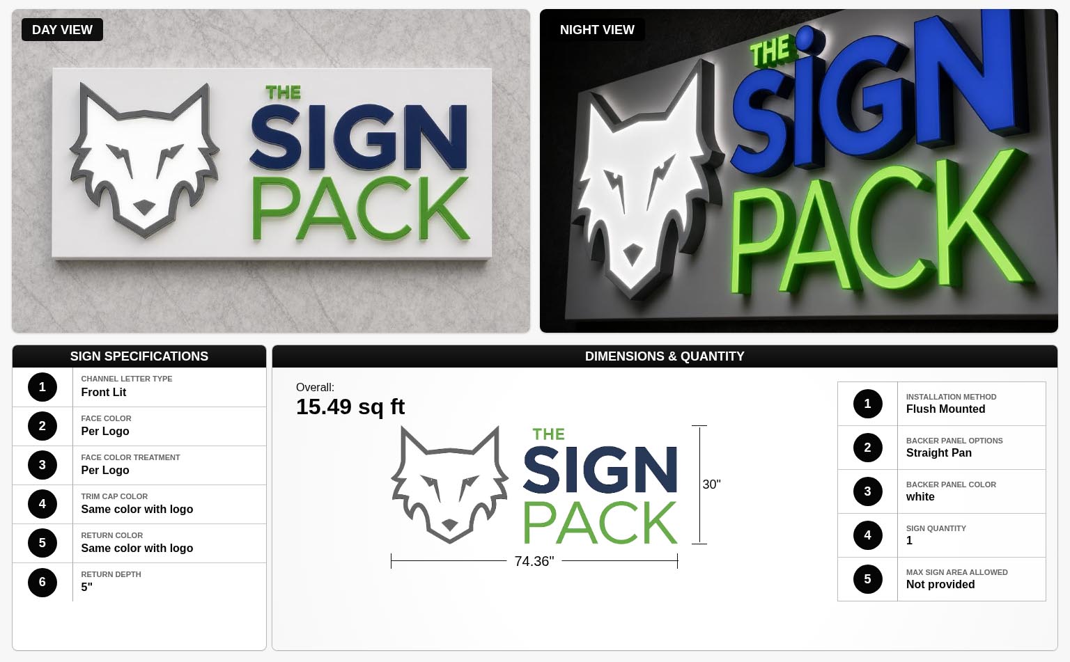 AI Rendering Technology for Fast Pre-Sales Signage Concepts - Powered by AI Wolf Studio
